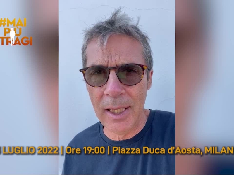 Luca Barbarossa supporta la manifestazione del 5 Luglio