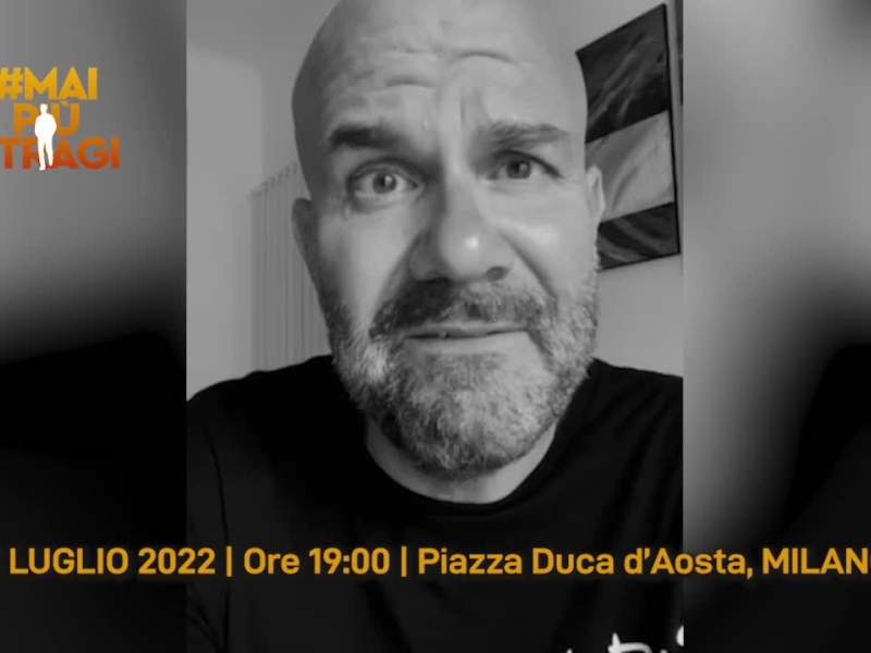 Rosario Pellecchia supporta la manifestazione del 5 Luglio